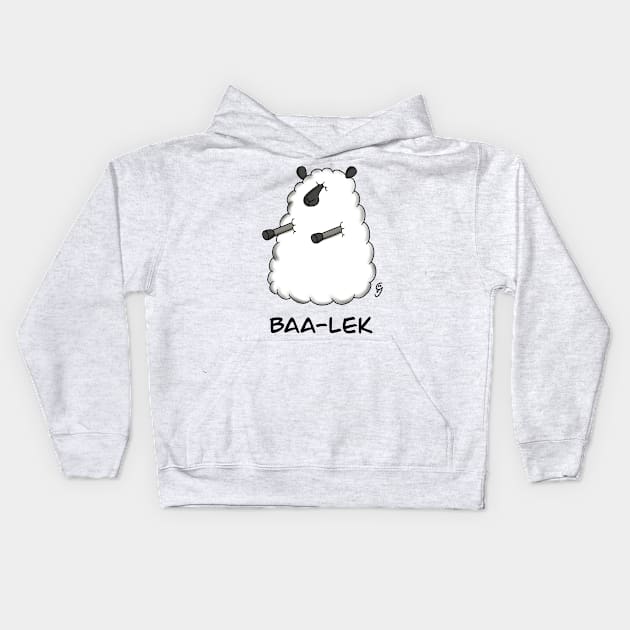 Baa-lek Kids Hoodie by GarryVaux